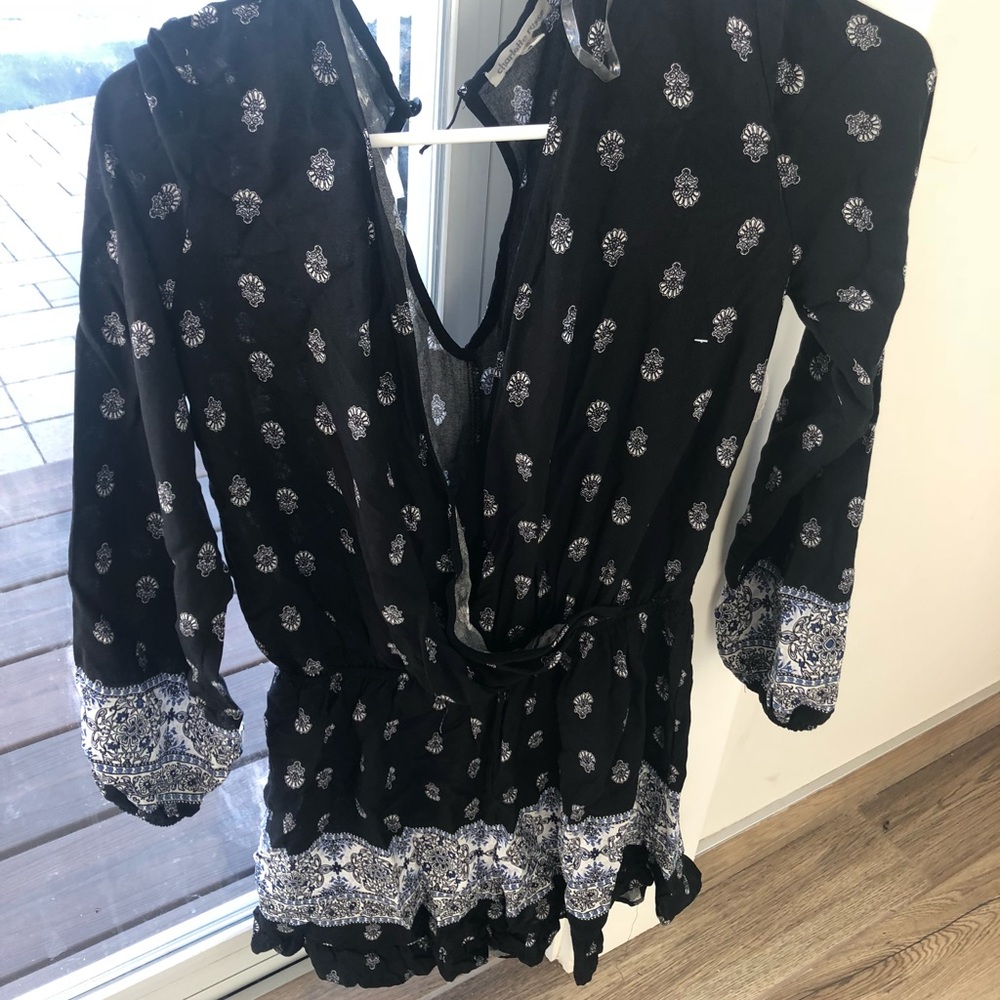 Long sleeve romper